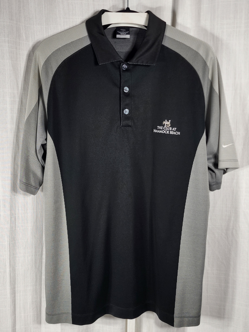 Nike Black and Gray Men’s Performance Polo
